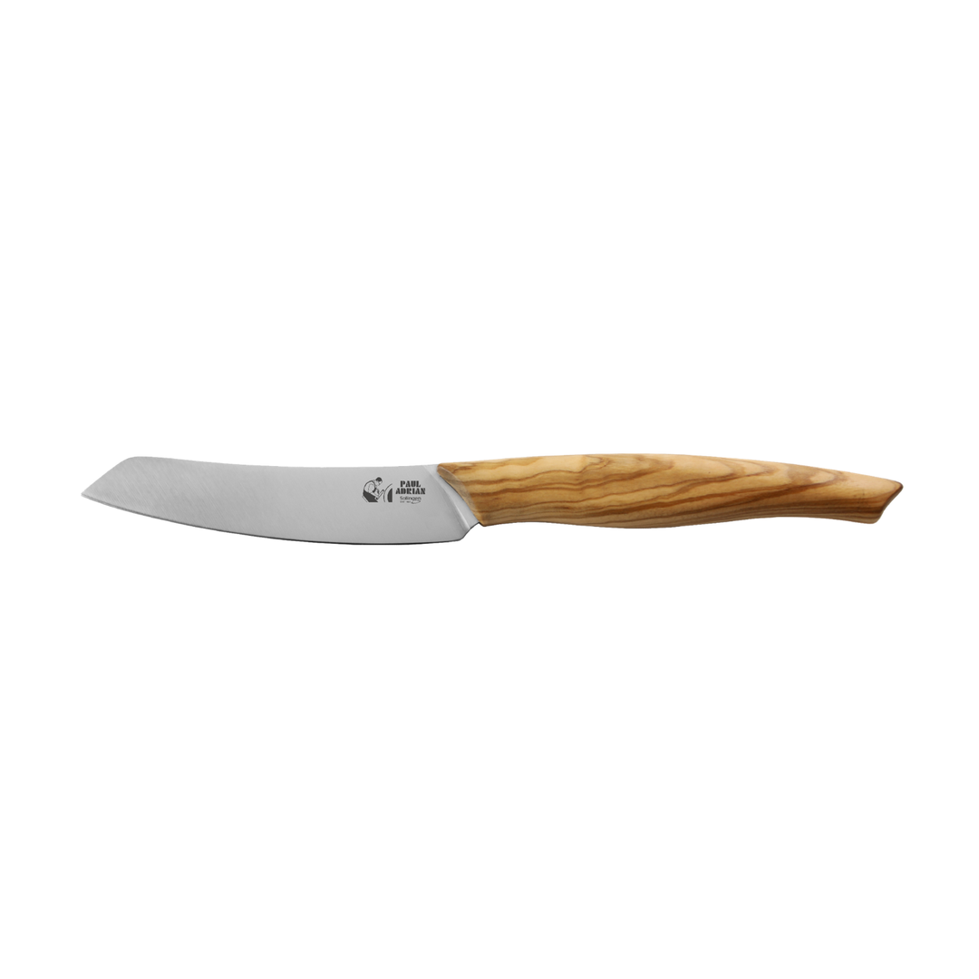 Beluga Officemesser with an olive wood handle and stainless steel blade, perfect for office and kitchen use.