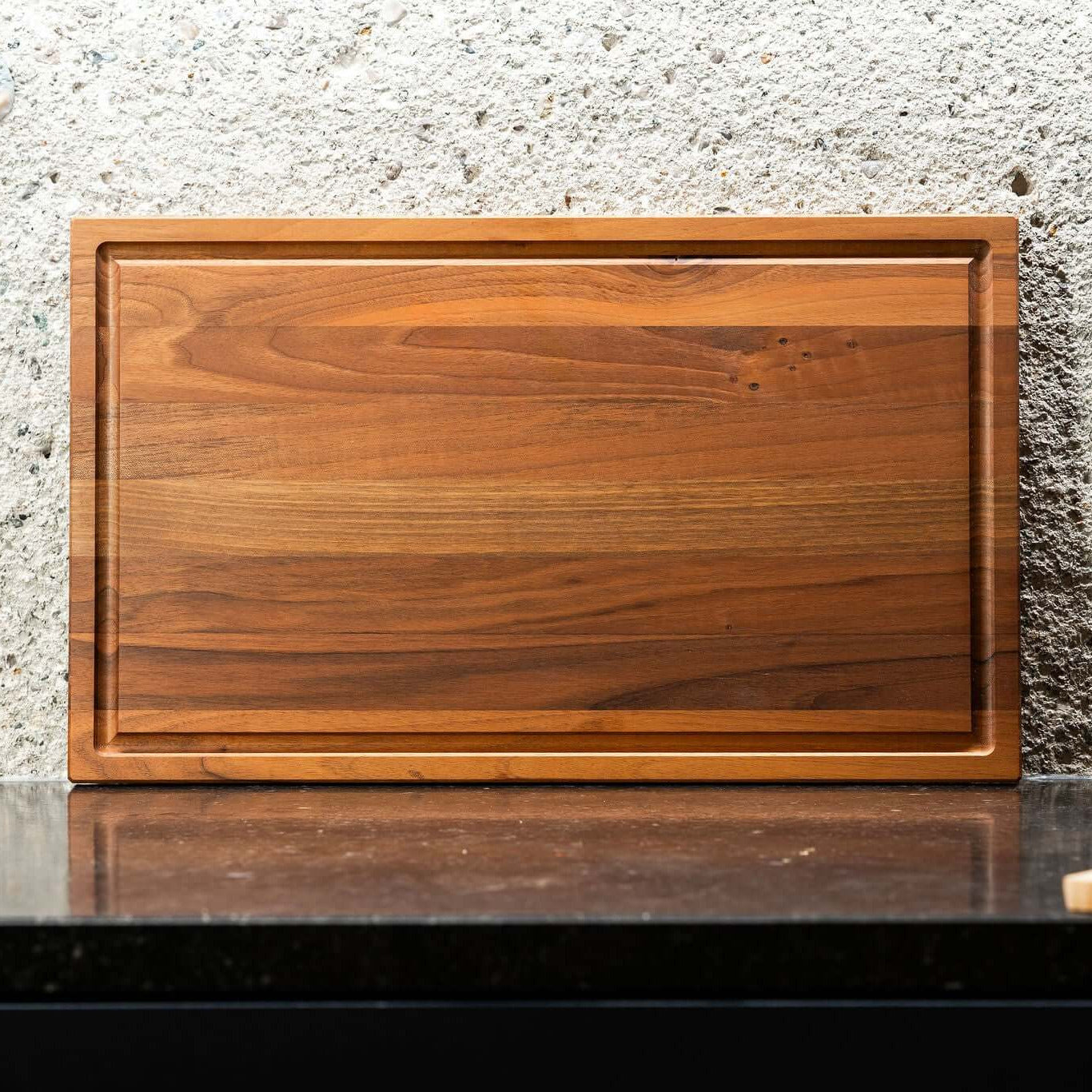 Planche à découper en bois de bout de noyer