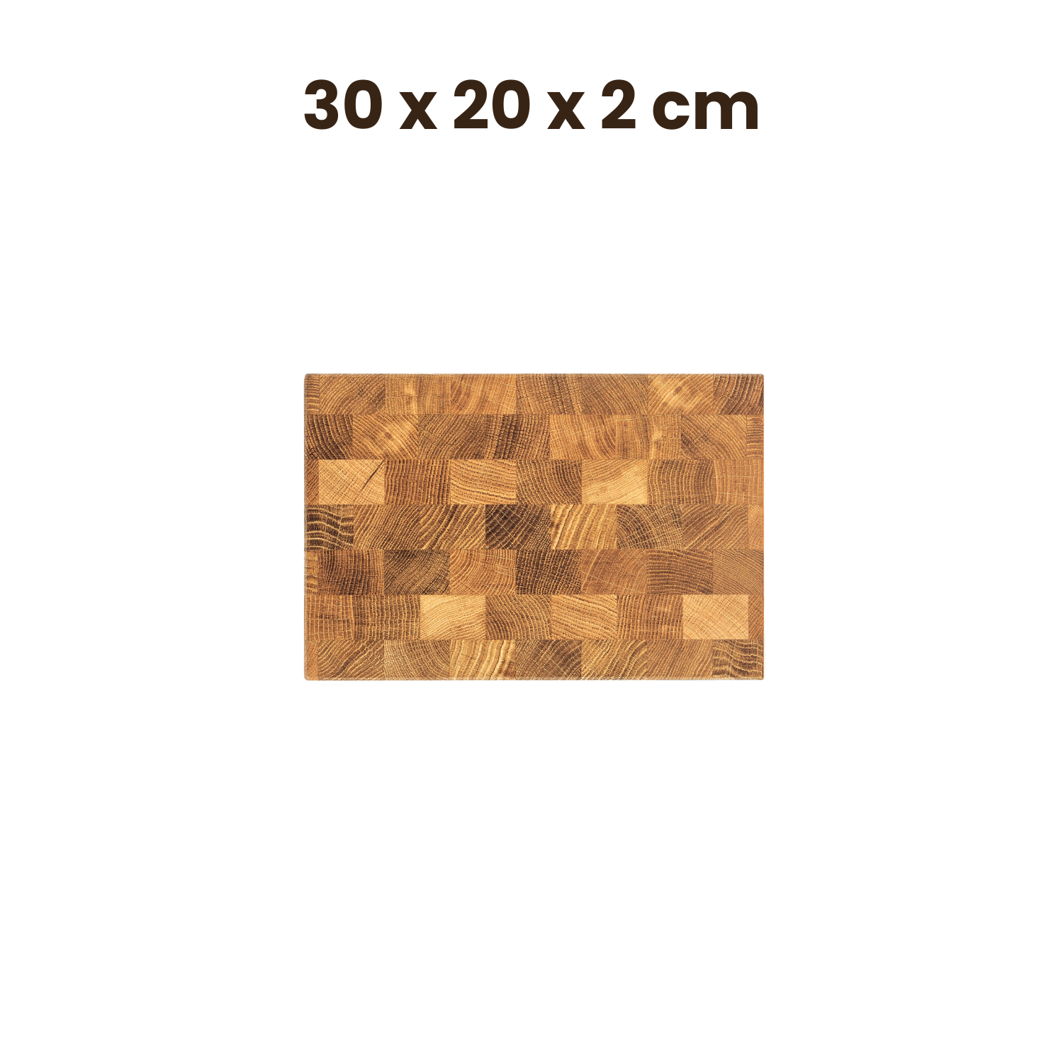 Plan de travail en bois de bout de chêne