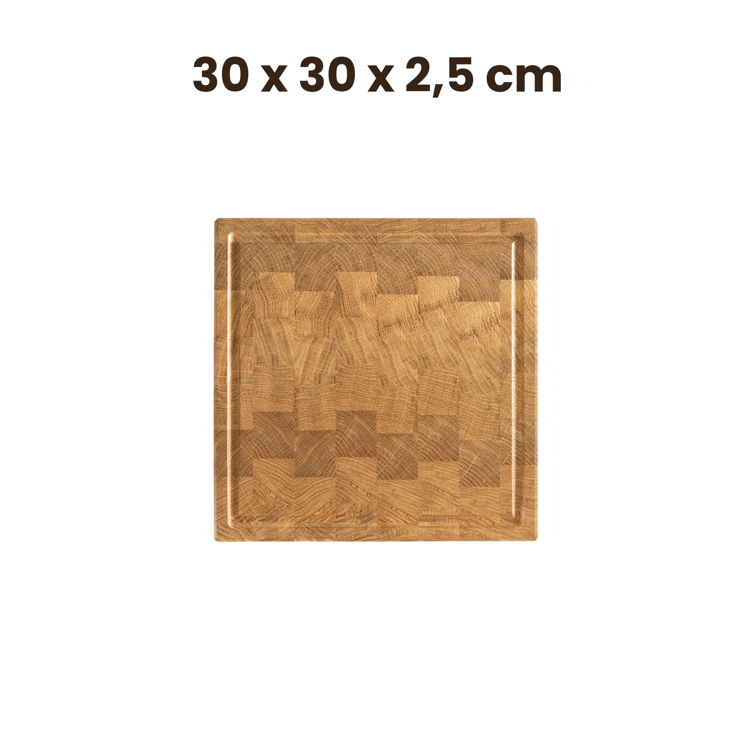 Plan de travail en bois de bout de chêne