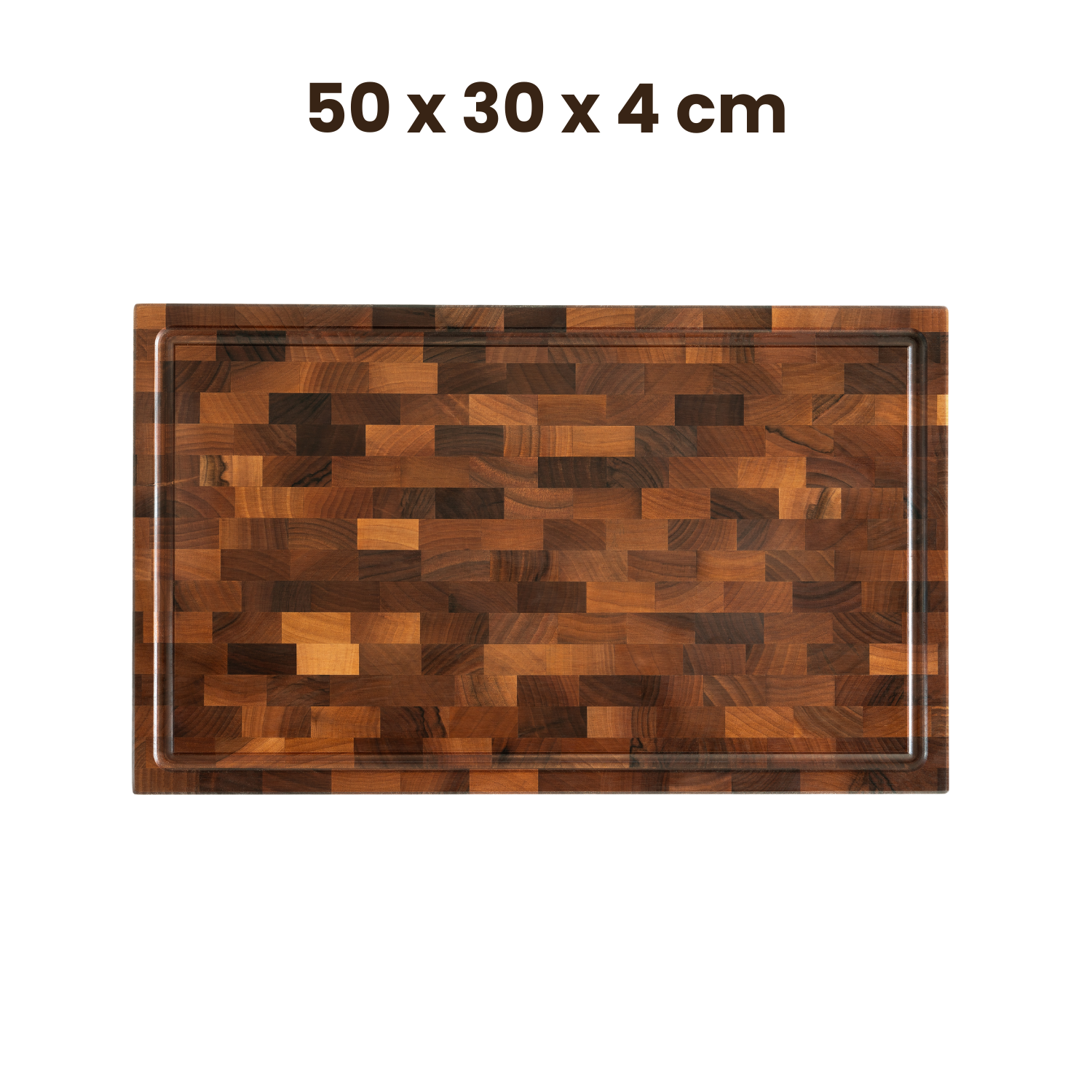 Planche à découper en bois de bout de noyer